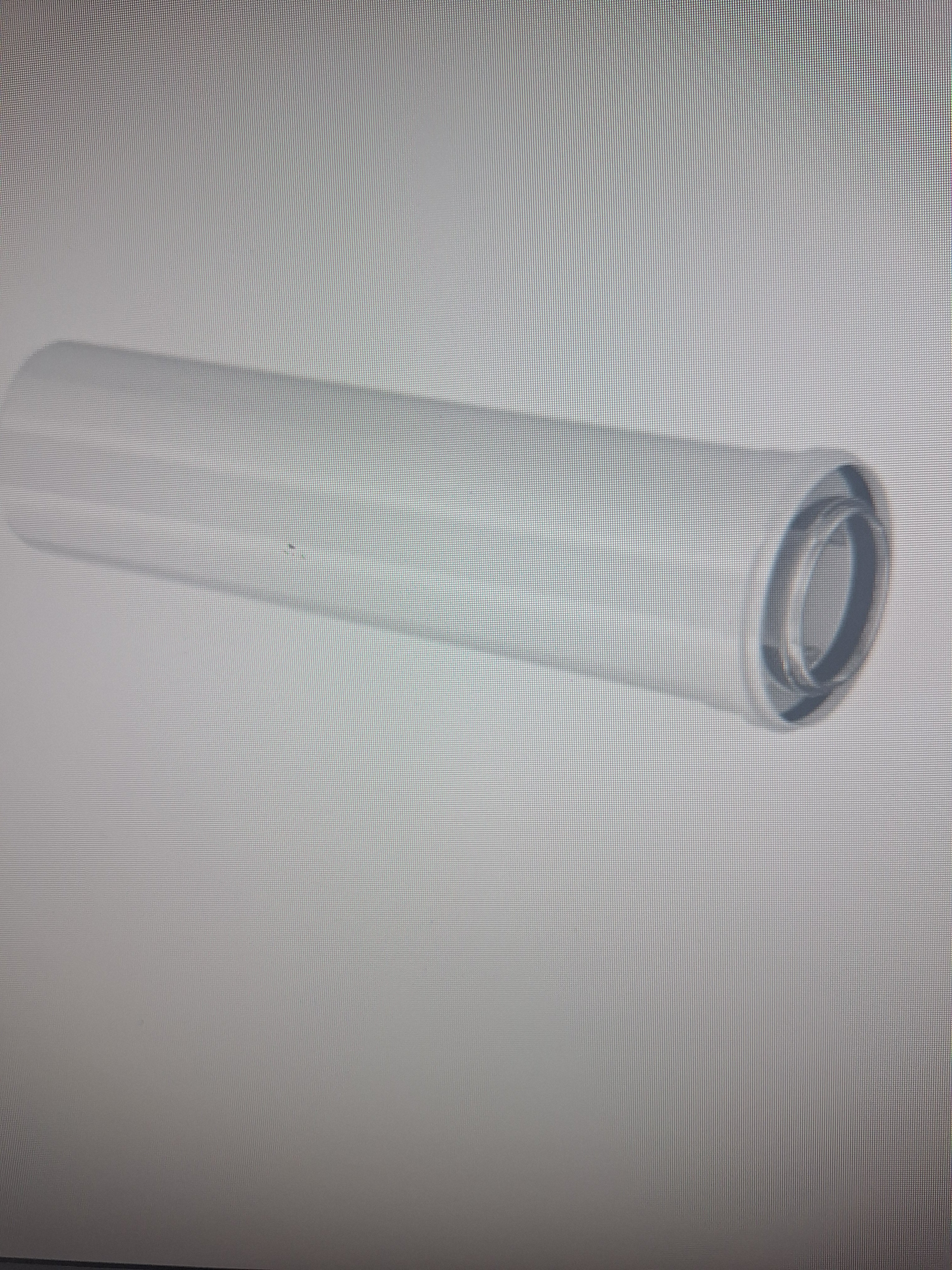 Rechte element 60x100 1000mm